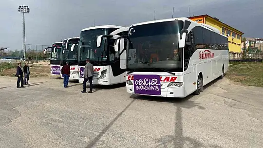Elazığlı gençler Ankara yolcusu