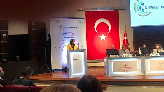 Elazığlı öğretmen doğu illerini temsilen 12. Diyabet Parlamentosu'na katıldı