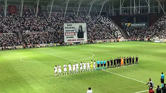Elazığspor taraftarından 'Narin' pankartı