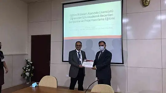 Fırat Üniversitesinde akademik proje eğitimi düzenlendi