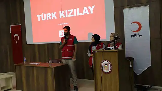 FÜ Tıp Fakültesi öğrencilerine 'Afetlerde Korunma Bilinci' eğitimi
