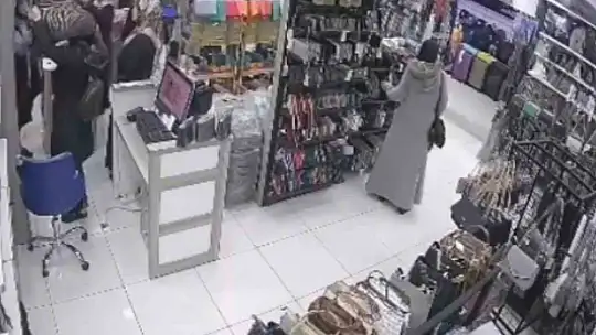 Gözüne kestirdiği çantaları çalıp kaçtı