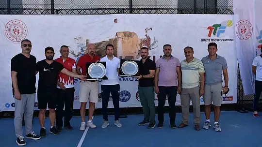 Harput Cup Tenis Turnuvası sona erdi