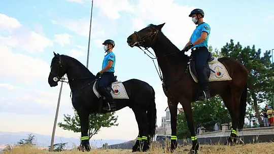 Harput'ta atlı jandarma timlerine yoğun ilgi