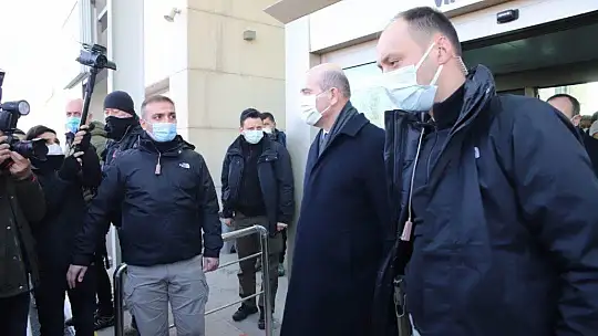 İçişleri Bakanı Süleyman Soylu, 8 bininci deprem konut teslim töreni için Elazığ'da