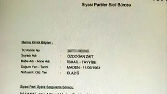 İngiltere'de yaşayan Türk vatandaşı, haberi olmadan Türkiye'de siyasi parti üyesi yapıldı
