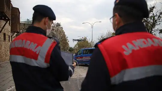 Jandarmadan Harput'ta drone'lu denetim