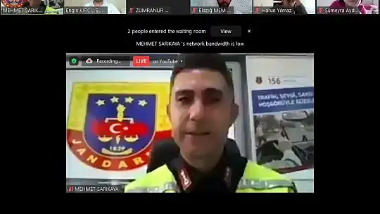 Jandarmadan, öğrencilere online trafik eğitimi