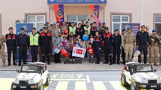 Jandarmanın 185'inci kuruluş yıldönümünde çocuklara özel etkinlik