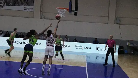 Kadınlar Basketbol Süper Ligi: Elazığ İl Özel İdare: 69 - Nesibe Aydın: 64