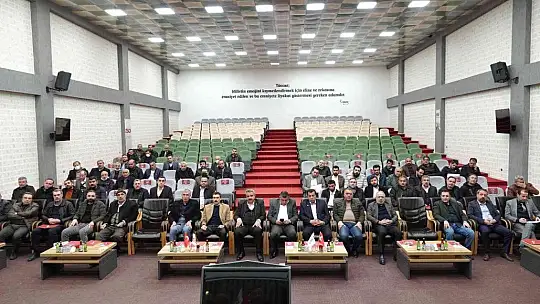 Kamu taahhüt ve müteahhitlik sektörü istişare toplantısı yapıldı