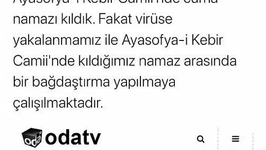 Kovid-19 testi pozitif çıkan Başkan Şerifoğulları: 'Durumum iyi'