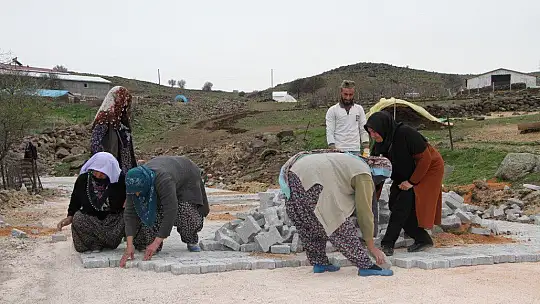 Köyün gelini, her soruna el attı, virüsü de köye sokmadı