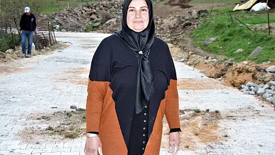 Köyün gelini, her soruna el attı, virüsü de köye sokmadı