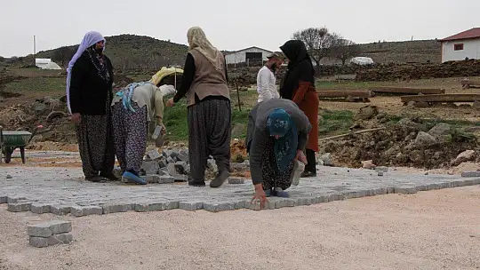 Köyün gelini, her soruna el attı, virüsü de köye sokmadı