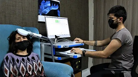 Manyetik uyarım cihazı ile psikiyatrik tedavi
