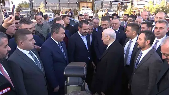 MHP Lideri Devlet Bahçeli, adının verildiği hatıra ormanına fidan dikti