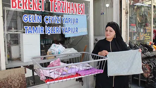 Mikro krediyle açtığı iş yeri küle döndü, pes etmedi yeni bir iş yeri açtı