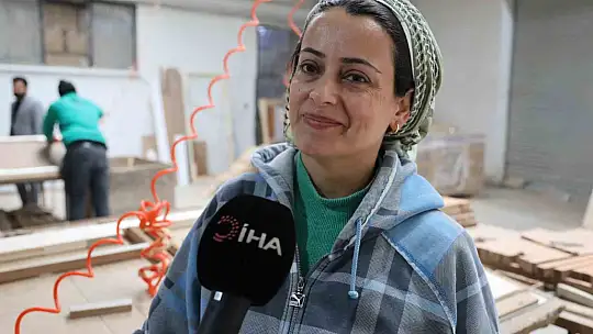 OSB'nin kadın ustaları erkeklere taş çıkartıyor