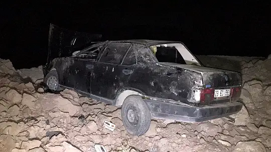 Otomobil 6 metre yükseklikten uçtu: 5 yaralı