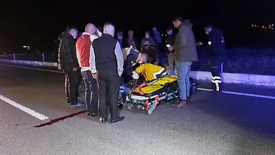 Otomobil ile motosiklet çarpıştı: 1 ölü, 1 yaralı