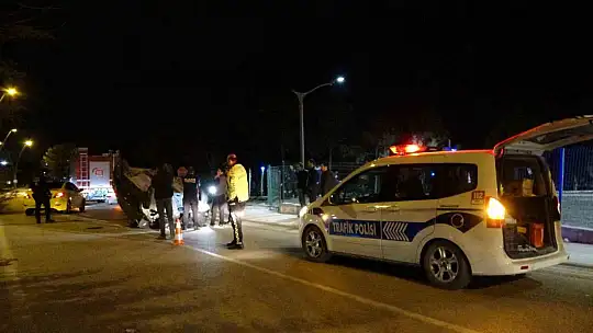 Otomobil takla attı, emniyet kemeri takan sürücünün burnu bile kanamadı