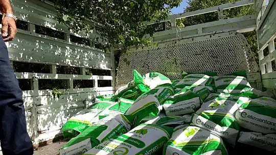 Palu'da 8 ton yem bitkisi dağıtıldı