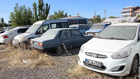 Piyasa değeri 50 milyon, bu araçlar çürümeye yüz tuttu