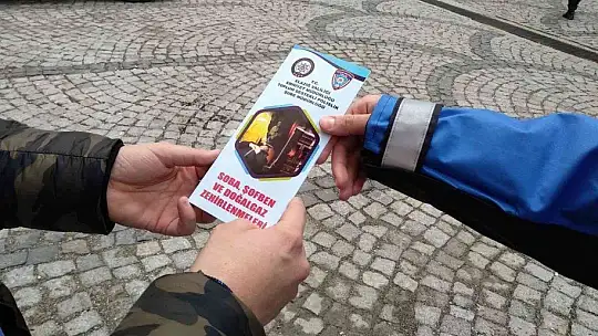 Polisten vatandaşlara 'soba zehirlenmelerine' karşı uyarı