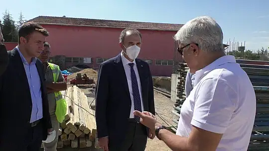 Rektör Göktaş, Diş Hekimliği Fakültesi ve Hastanesi şantiyesinde incelemelerde bulundu