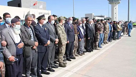 Şehit Cihat Şahin'in naaşı memleketi Elazığ'a getirildi