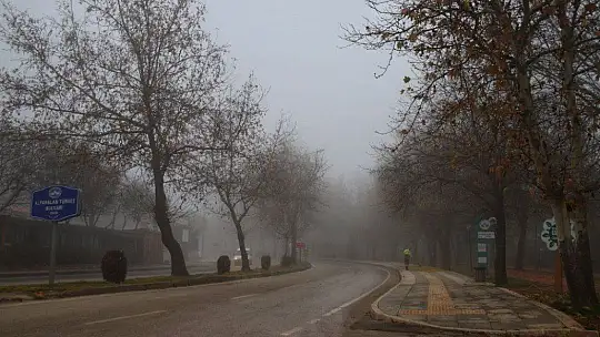 Sessizliğe bürünen Elazığ, sisle kayboldu