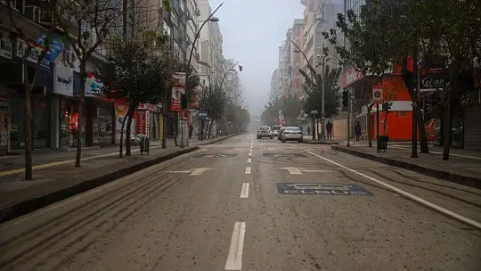 Sessizliğe bürünen Elazığ, sisle kayboldu
