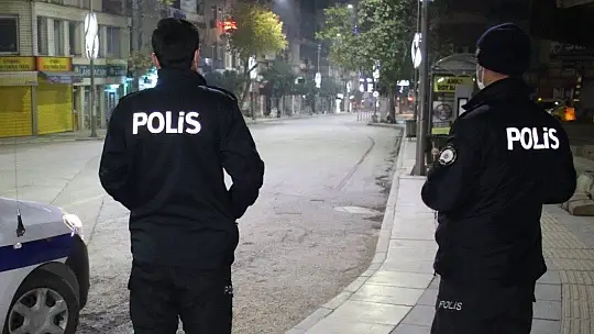 Sokağa çıkma kısıtlaması başladı, Elazığ sessizliğe büründü