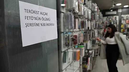 Terörist başı Gülen'in ölümü şerefine yüzde 30 indirim yaptı