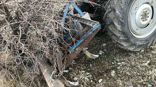 Traktör uçuruma uçtu: 1 ölü