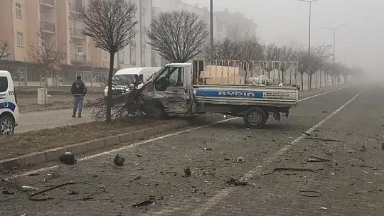 Transit ile pikap çarpıştı: 6 yaralı