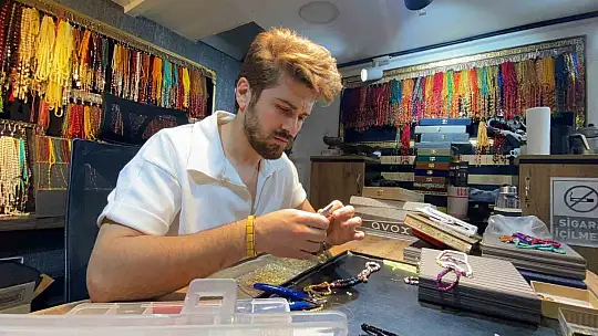 Tespih ustası Hadin Bulut: ''Vişne mermerini sanata dönüştürerek tespih yaptık''