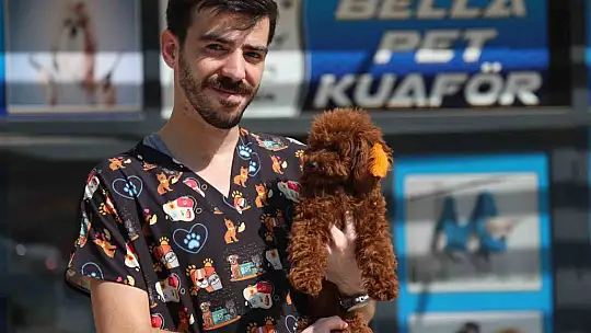 Tüy ve tırnak bakımında bölgenin en şirin merkezi: Bu kuaförde sadece köpekler tıraş oluyor