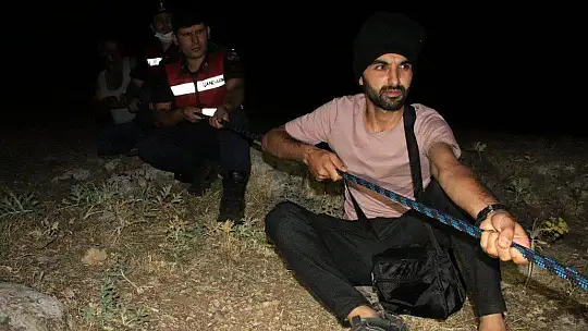 Uçurumun eşiğinde film sahnelerini aratmayan kurtarma operasyonu