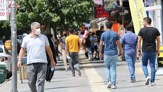Vakaların arttığı, maskelerin çene altına indiği Elazığ'da HES uygulamasında kızardı