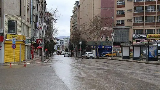 Elazığ'da Kısıtlama Sessizliği
