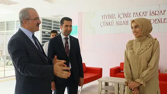 Vali Toraman GSB Elazığ Yurtlarını Gezdi