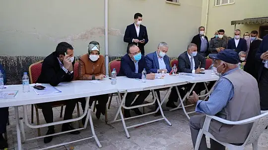 Vali Yırık,'Bizim insanımız hizmete layık güzel insanlar'