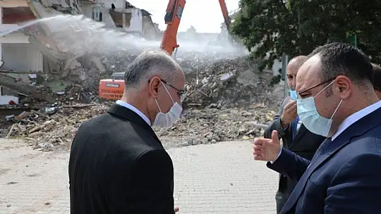 Vali Yırık,incelemelerde bulundu