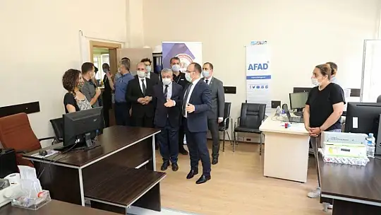 Vali Yırık,incelemelerde bulundu