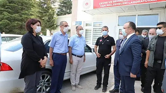 Vali Yırık,incelemelerde bulundu