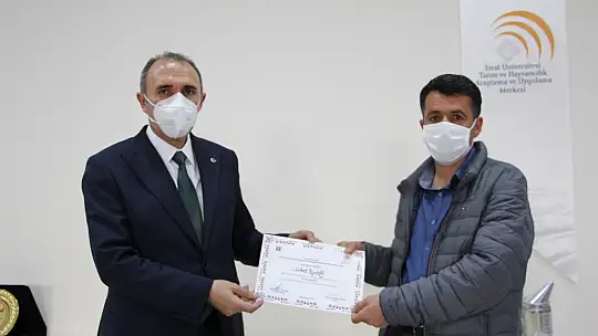 Fırat Üniversitesi Çiftçi Eğitim Merkezinde 'Arı Yetiştiriciliği' Sertifika Töreni Düzenlendi