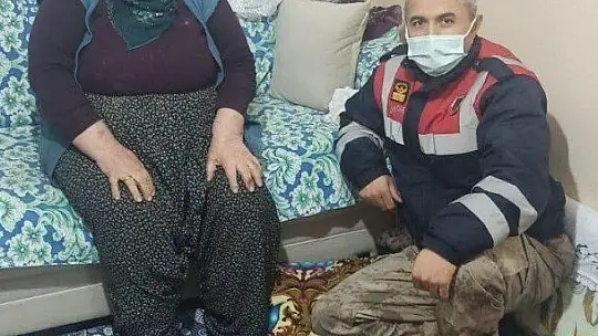 Yaşlı Kadına, Jandarmadan Ziyaret