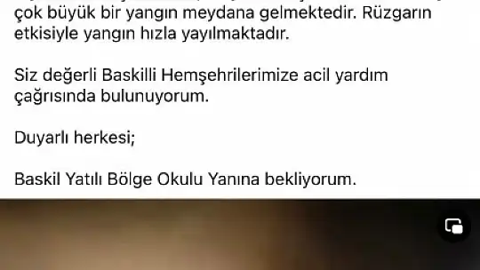 Yangın Elazığ'ın her yerini sardı: Baskil'de Belediye Başkanı acil yardım çağrısında bulundu